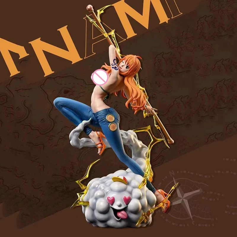 29cm One Piece Nami Figure GK IU Popmax Nami Action Figurine PVC Anime Statue Collectible Doll Model Toys Gifts