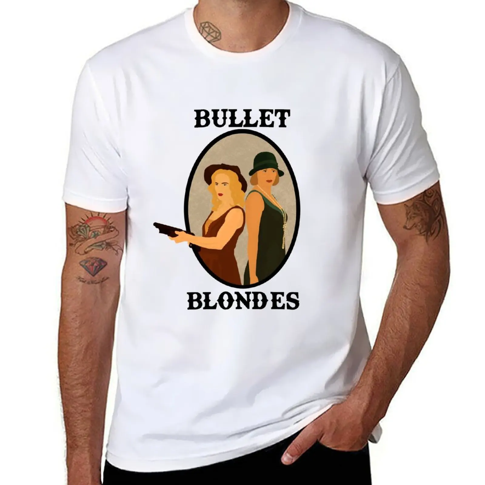 

The Bullet Blondes T-Shirt funny t shirts cotton t shirts cotton 100% anime t shirts oversize T-shirt