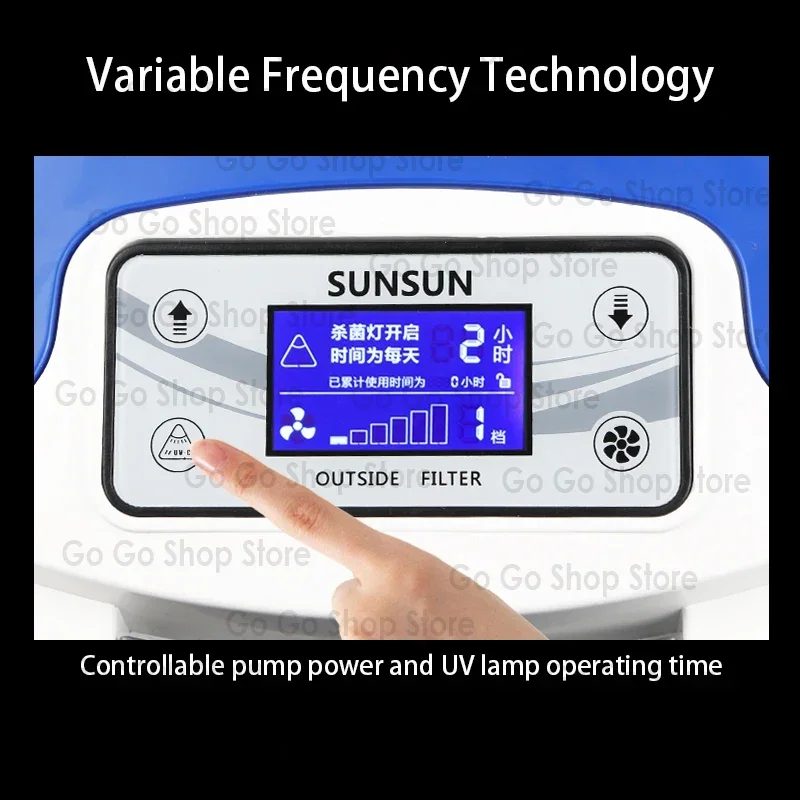 Aquarium Outside Circulating External Canister Filter Fish Tank Filter Aquarium Filter for Small Aquariums  HW-3000