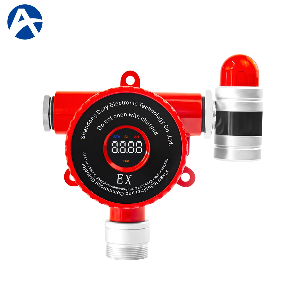 

Fixed industrial gas detector CH4 LPG C3H8 H2 NH3 C2H2 leak detection detector