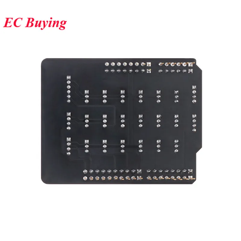 Sensor Shield Adapter Plate Expansion Board Module For Arduino R3 with Reset Button IIC I2C UART PH2.0 Port DIY Electronic