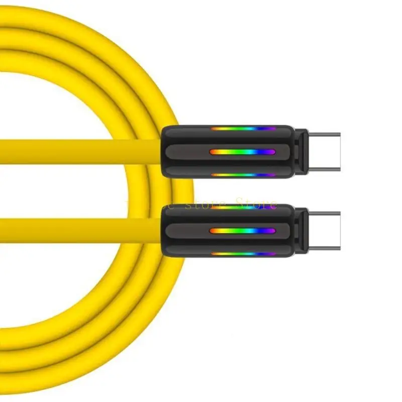 كابل شحن سريع من USB C إلى USB C، 100 وات 240 وات/5 أمبير 480 ميجابت في الثانية مزامنة بيانات سريعة للهواتف الذكية والأجهزة D0UA