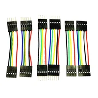 Câble Dupont pour planche à pain de 5cm, 10 pièces, pour ligne Arduino 2.54mm mâle femelle, fil de raccordement Dupont 26awg, connecteur électronique à monter soi-même 5