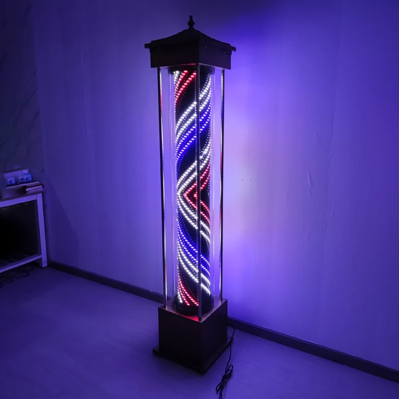 

Barber shop floor lamp, non-glass full-color hair salon floor lamp