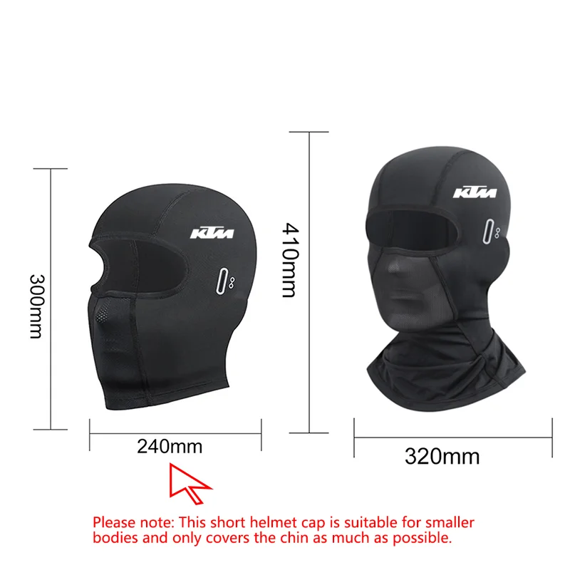 For KTM RC Duke 390 200 790 890 690 250 125 990 300 Adventure 1290 1050 1090 Cycling Cap Summer Cooling Motorcycle Balaclava Hat