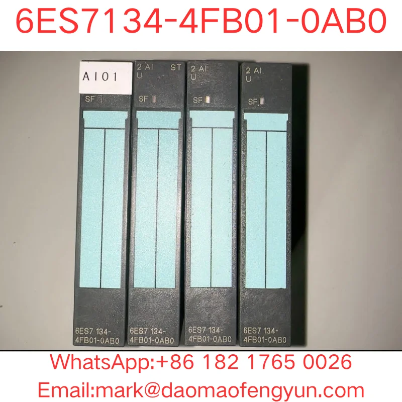 6ES7134-4FB01-0AB0 Used Tested OK In Good Condition SIMATIC DP, Electronics module for ET 200S