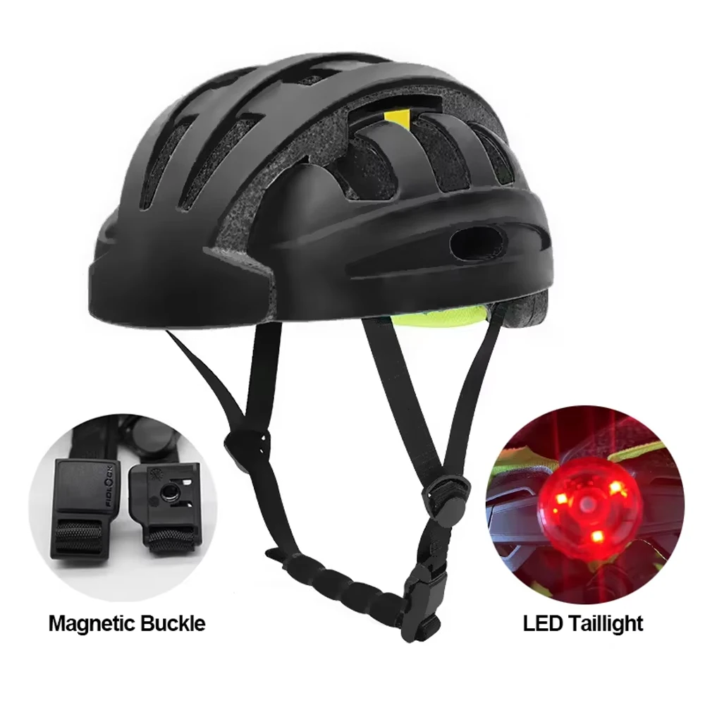 

New Urban Folding Bicycle Helmet Ultralight Men Women with Light Collapsible Casco Bike Helmets Road MTB Mountain Cycling Parts