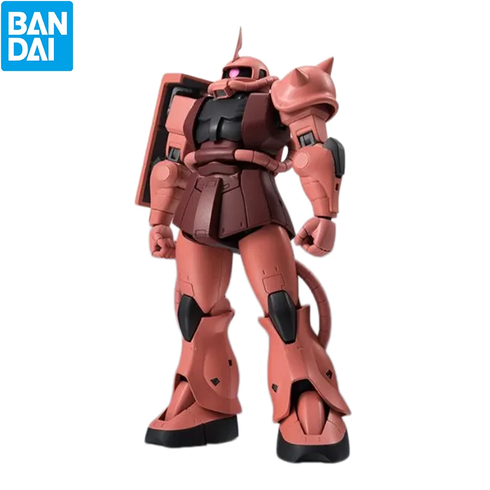 Bandai ROBOT Spirits SIDE MS MS-06S Char's Zaku II Anime Ver. Painted Articulated Mecha Figure Gundam Collectible Display Toy