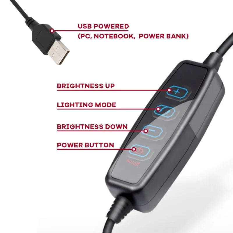 16 см светодиодный кольцевой заполняющий светильник для видеоконференций с регулируемой яркостью для Youtube Tiktok Makeup Beauty Blogger Selfie со настольной подставкой-штативом