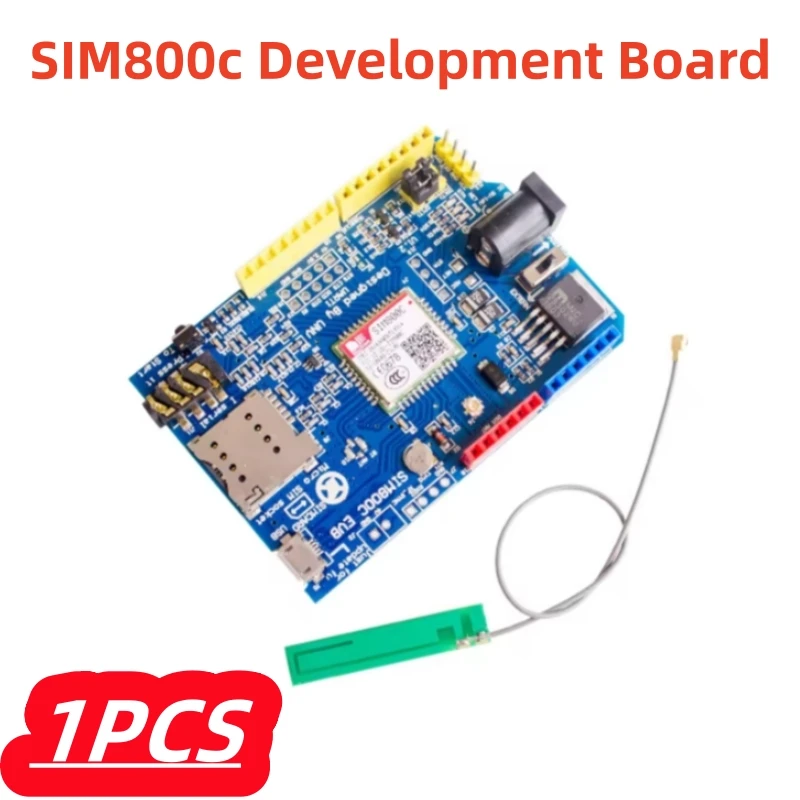 

1 шт./лот, новая макетная плата SIM800c заменяет модуль SIM900, 4 частоты GSM/GPRS-модуля, доступны по всему миру (с антенной)