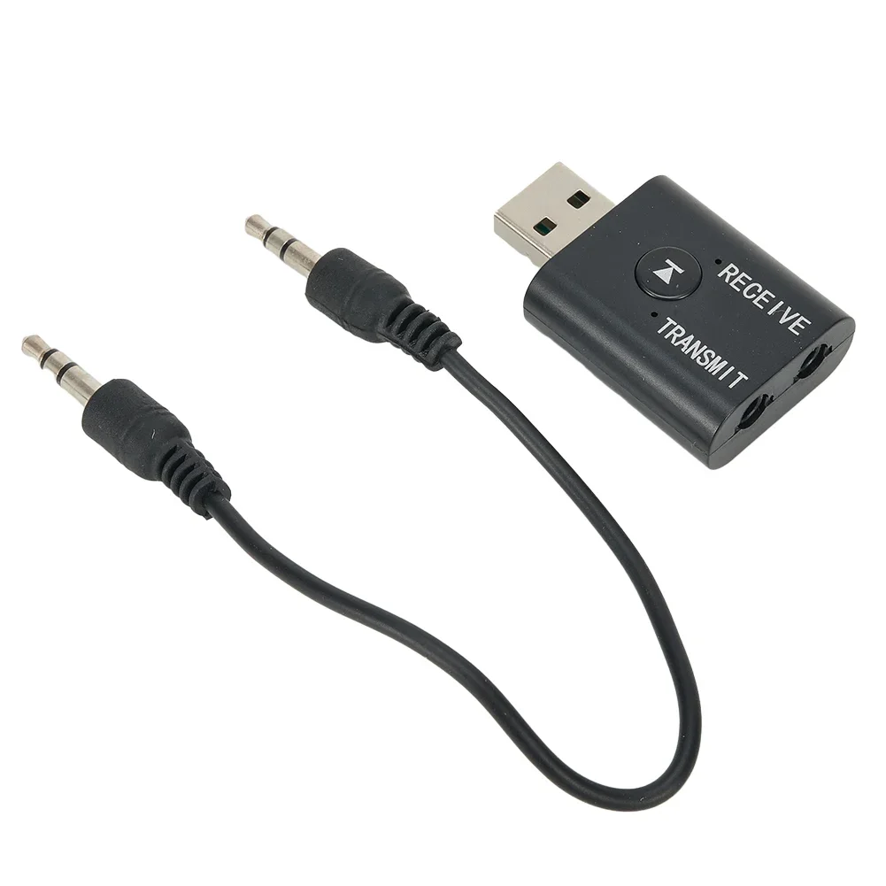 Wireless-compatible 5.0 Audio Transmitter Classic Colors And Simple Design Receiver Media Playback Adapter 2 In 1