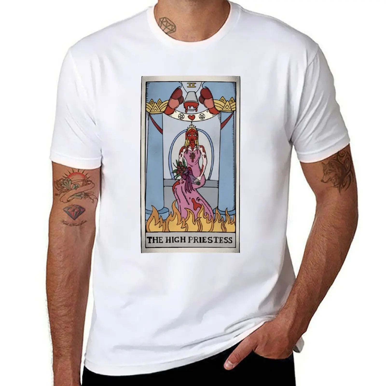 

The High Priestess T-Shirt t shirts designer man t shirt cotton high quality T-Shirt