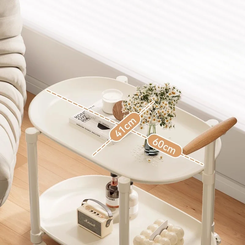 Originality Portability Salon Trolley Cream Style Storage Rack Belt Wheel Salon Trolley Modern Simplicity Carritos Furniture