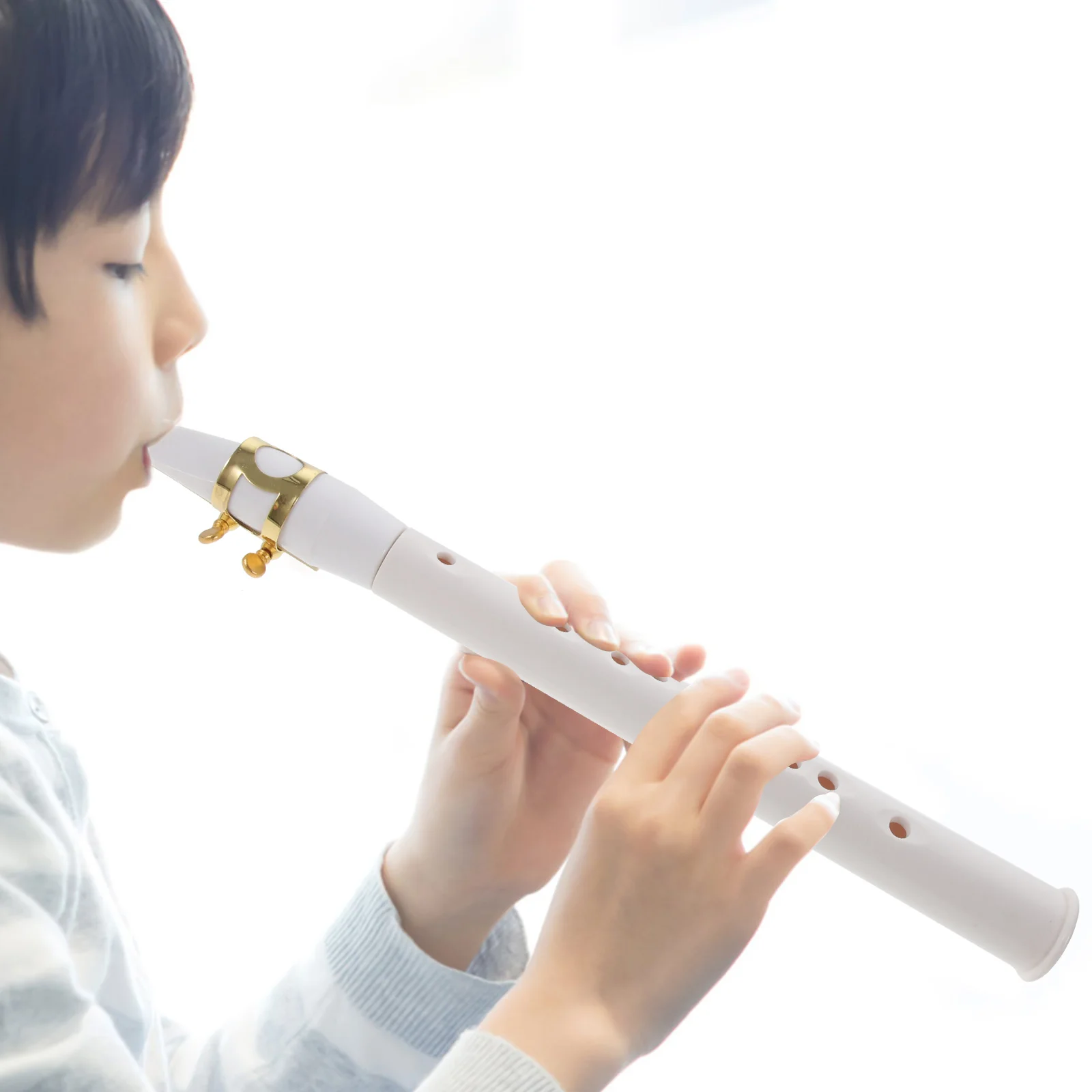 

Mini Saxophone ABS Durable Portable Kids Instrument Pocket Size Safe Stage School Rhythm Music Lung Finger Control