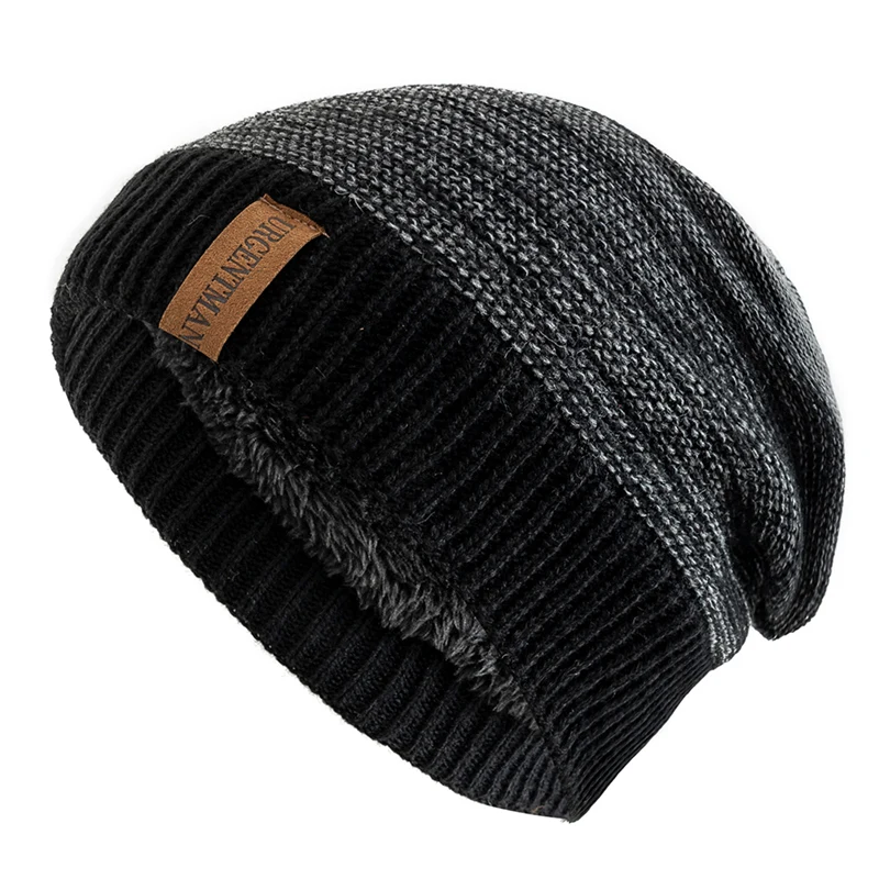 New Unisex Winter Hats Casual Warm Beanie Cap For Men And Women Letter Label Winter Knitted Hats