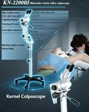 CE Certified Kernel KN-2200BI CCD Optical Microscope Video System 1 Year Warranty for Educational And Research Purposes