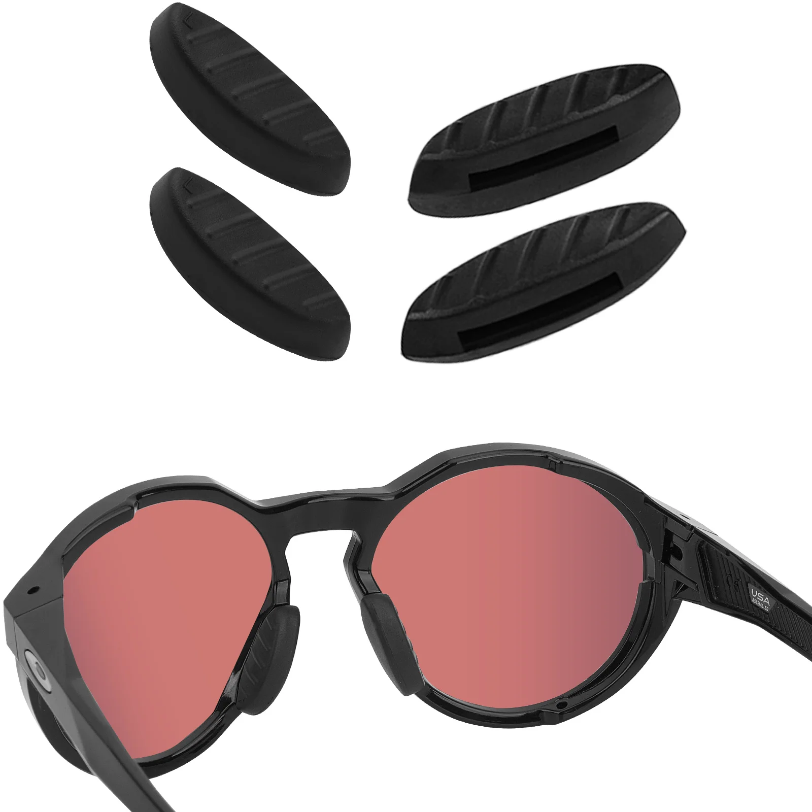 E.O.S Silicon Rubber Replacement Black Nose Pads for Oakley Clifden OO9440 Frame Multi-Options