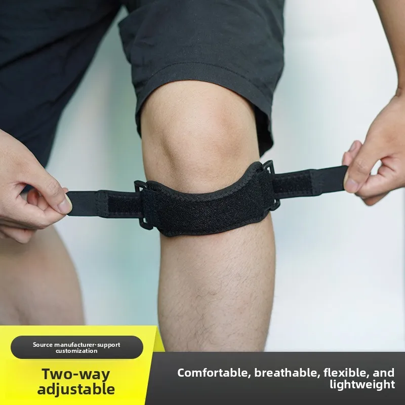 

Compression Patella Strap Sports Knee Brace for Men and Women - Running Shock Absorption, Meniscus Protection, Hiking Gear