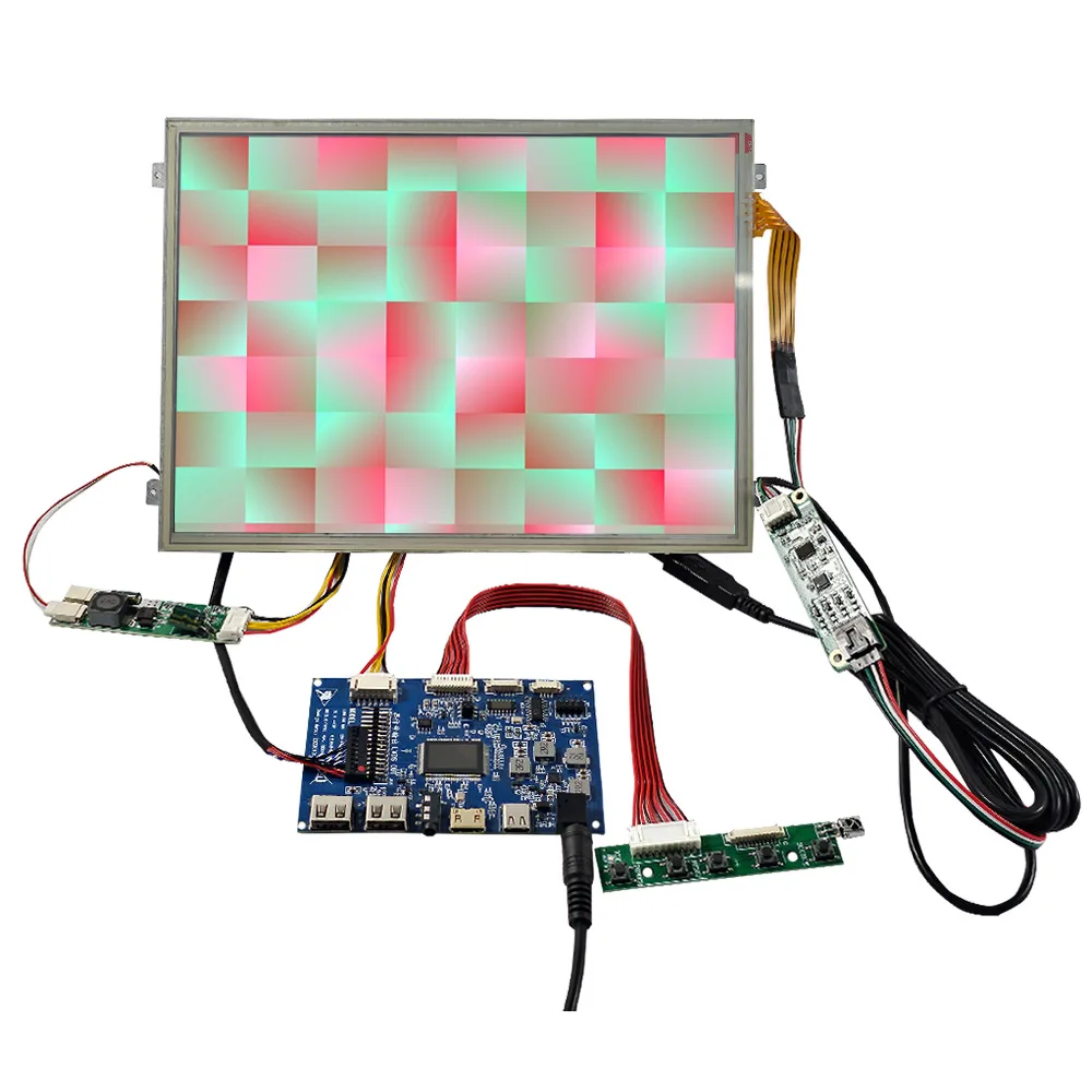 10,4 "CLAA104XA02CW 1024x768 LVDs ЖК-сенсорный экран Тип C HD MI USB плата 30pin ЖК-плата