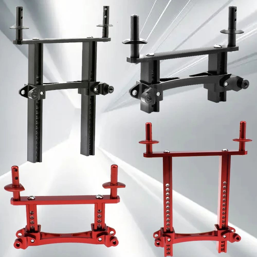 Chanmoo-soportes de cuerpo delantero y trasero de Metal, poste de columna de carcasa para coche trepador de control remoto 1:10 Traxxas TRX4 TRX-4 Defender, piezas de mejora