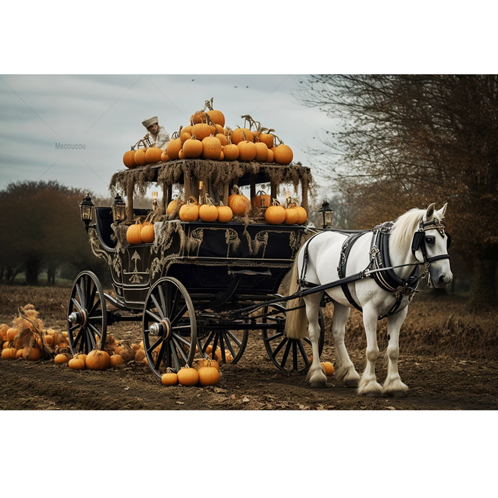 Telón de fondo de otoño para fotografía, flores, calabaza, caballo, coche, bebé, niños, cumpleaños, Hojas de arce, Camping, estudio fotográfico personalizado