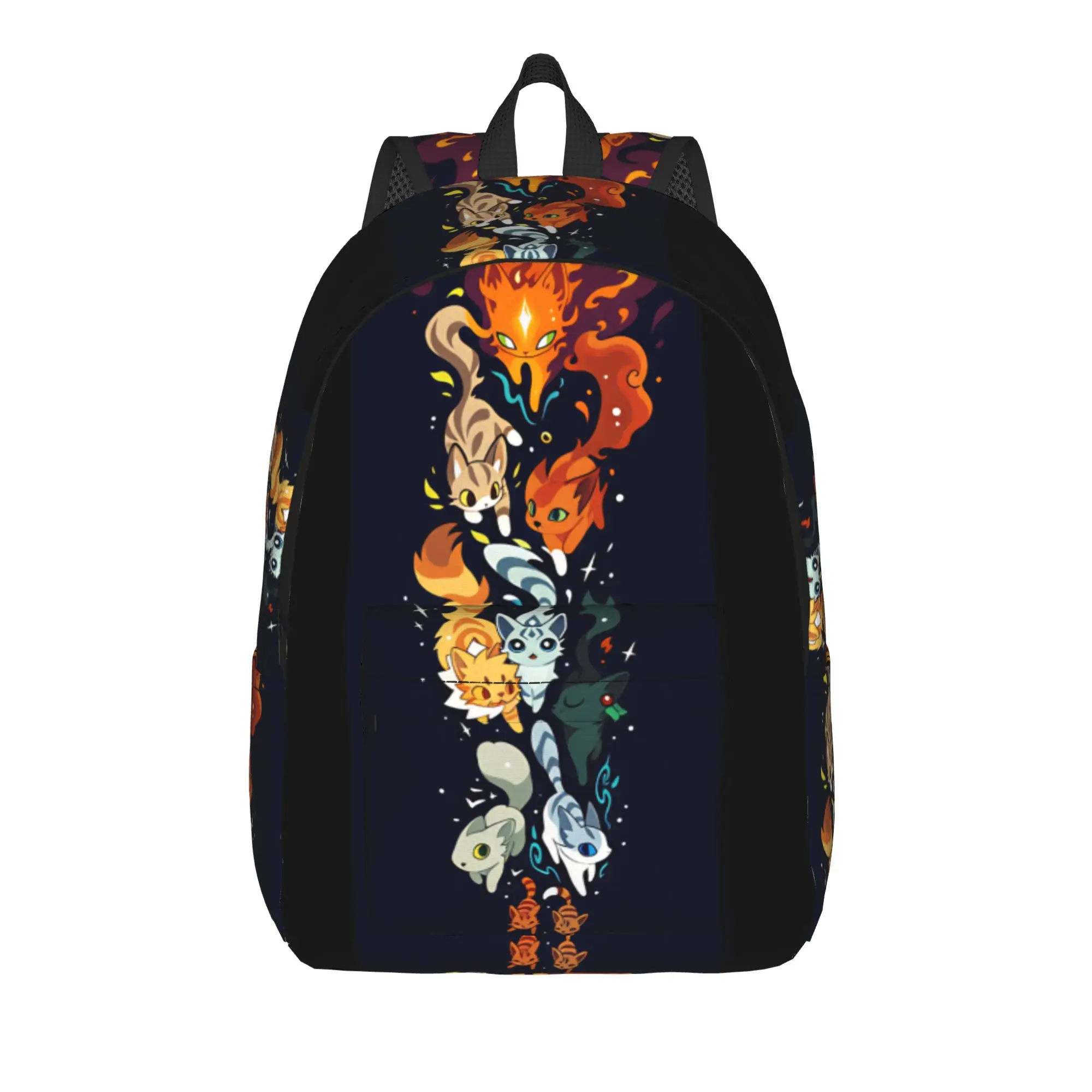 Four Warriors Warrior Backpack Women  Breathable Backpacks Polyester Casual School Bags College Colorful Rucksack