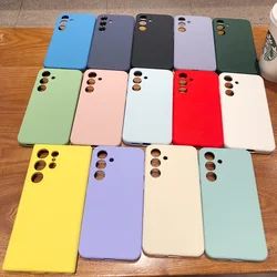 Luxury Original Liquid Silicone Phone Case for Samsung Galaxy S24 ULTRA S23 PLUS FE S22 S25 SDGE Cover