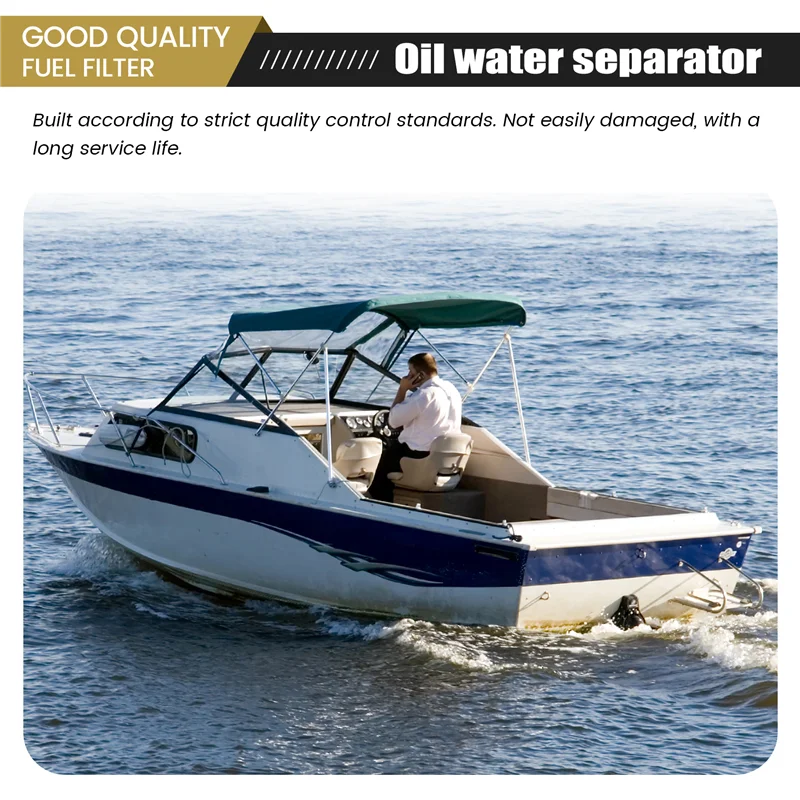 Tahan Lama 1766160 Pemisah Air Minyak Kapal Pemisah Air Bahan Bakar Rakitan Filter Bahan Bakar untuk Pemeliharaan Mesin Kapal Pesiar Perahu Tempel