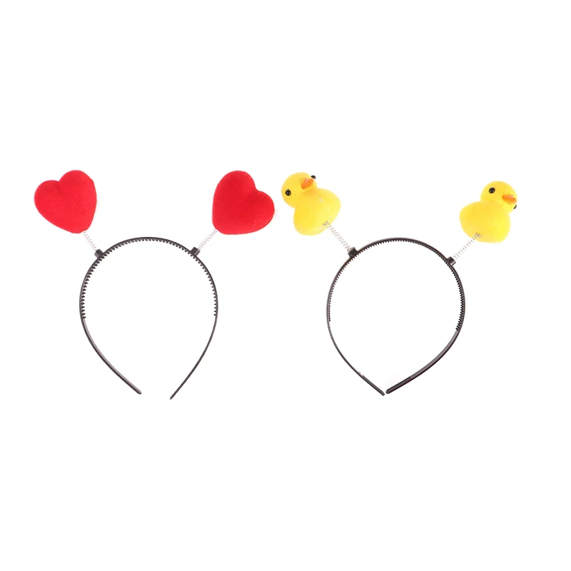 

Funny Cute Little Duck Headband Heart Hair Band Thanksgiving Hair Hoop For Girls Hair Accessories Birthday Party Favors