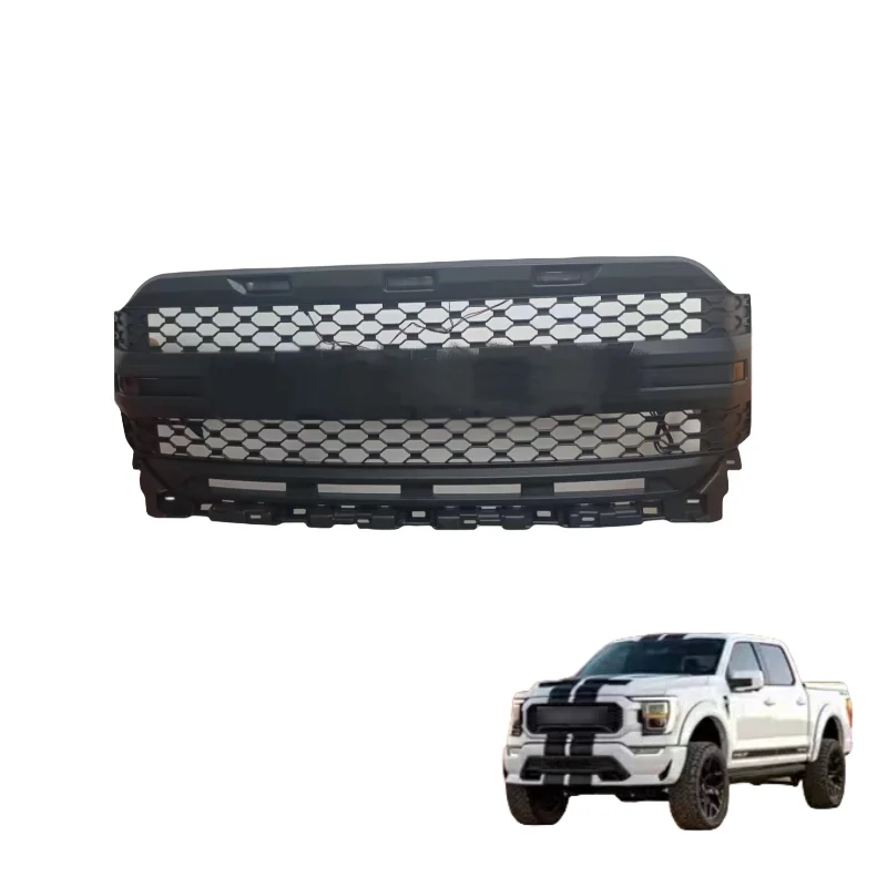 

High Quality Car Parts Auto Accessories 2021-2023 Front Raptor Grille With LED light for FORD F150 Shelby