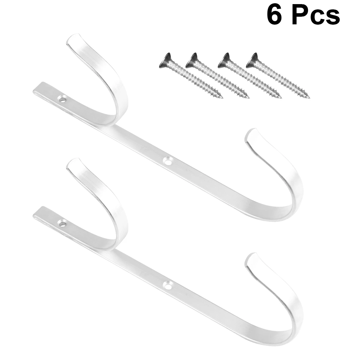 

1Set Swimming Pool Rod Hook Heavy Duty Metal Hose Bracket for Garden Tool Organization Waterproof Hanging Hook for Outdoor