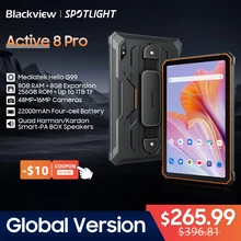 World Premiere Blackview Active 8 Pro Rugged Tablets Android 14 10.36 2.4K Display Helio G99 16GB 256GB Tablet PC 22000mAh