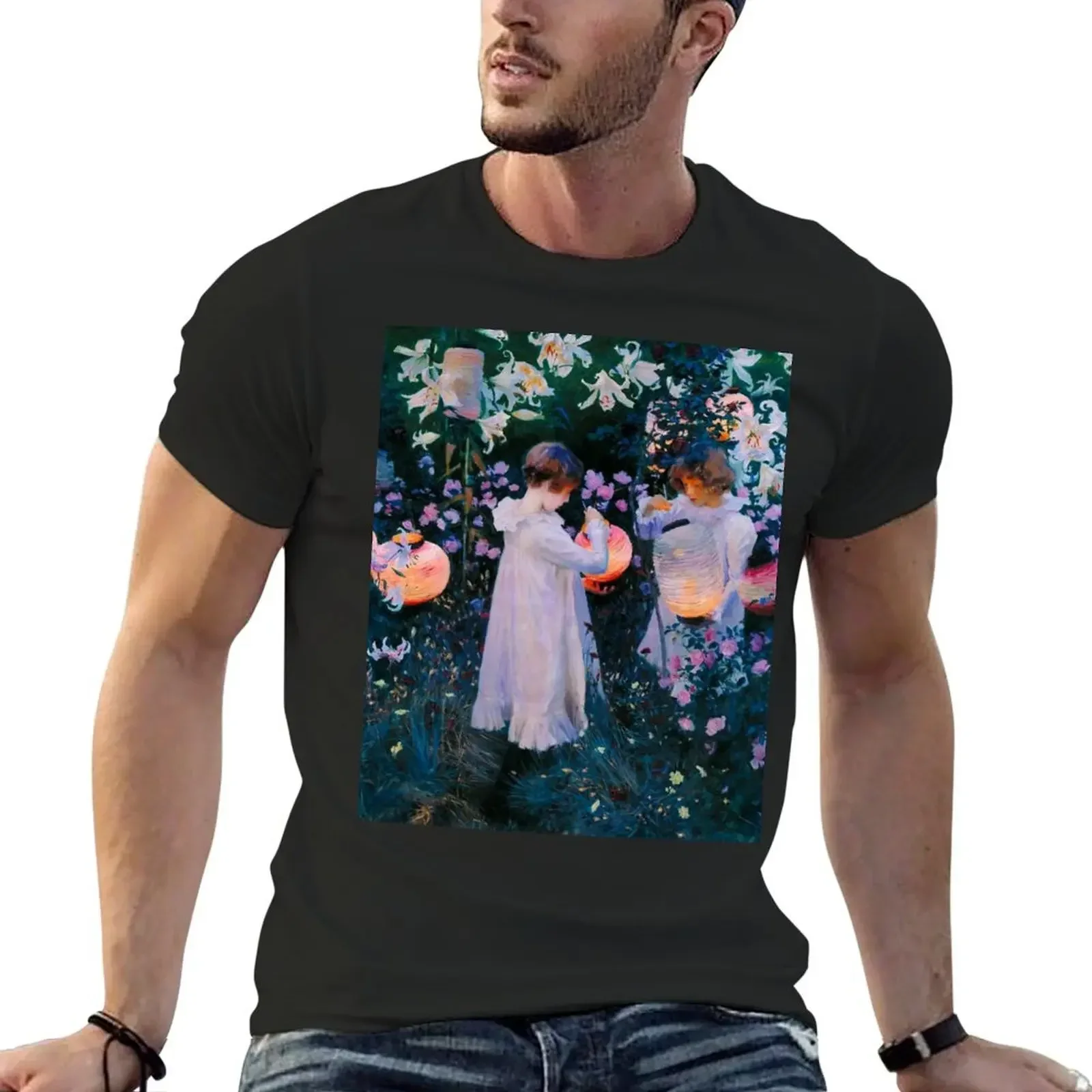 john singer sargent - Carnation ,Lily,Lily,Rose,(1886) T-Shirt new edition anime clothes mens t shirts casual stylish