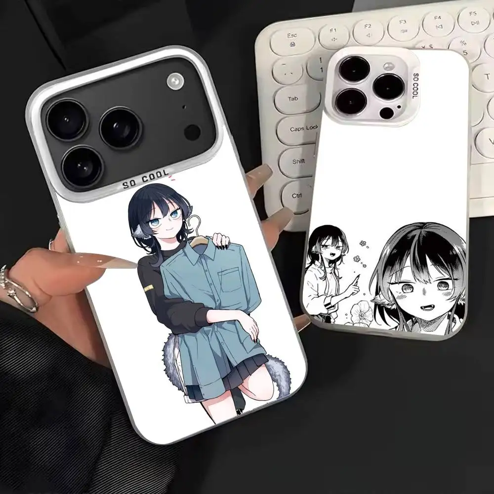 

Tsumiki Ogami Cute Manga Phone Case For iPhone 17,16,15,14,13,12,11,Mini,Pro,E,MAX White Matte Shockproof Cover