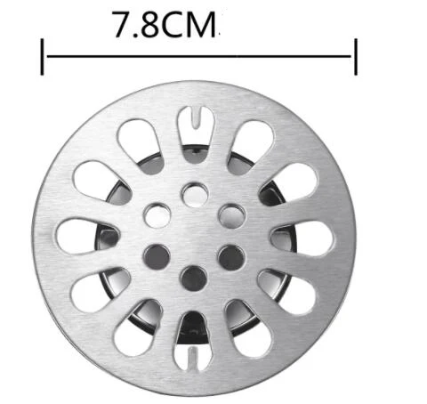 1 Stuks Roestvrijstalen Riool Afvoer Afdekking Filter Keuken Anti-Verstopping Gootsteen Badkamer Accessoires