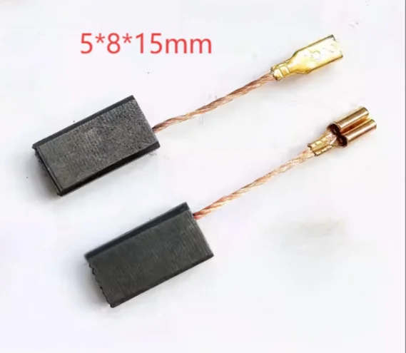 

10PCS Carbon brush apply for Dongcheng S1M-FF03-100A 6-100 or Bosch Angle Grinder A86,alternative Rotary tool Carbon brushs