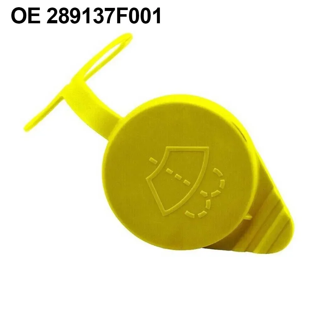 FINDME Yellow Car Windshield Wiper Washer Fluid Reservoir Cover Water Tank Bottle Lid Cap 289137F001 For Nissan Mistral Navara T