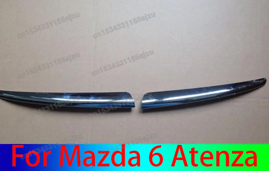 For Mazda 6 Atenza 2014 2015 2016 2017 2018 2019 ABS Chrome,2pc/lot Car Front Grille Trim Auto Chome Grille Decoration Cover