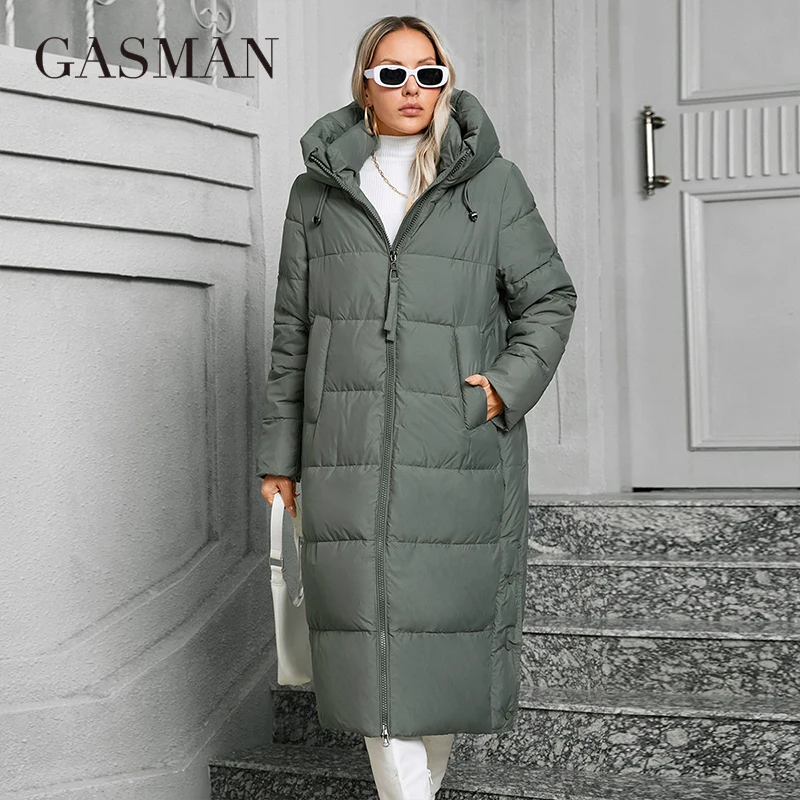 GASMAN 2024 Women\'s winter jacket Plus size L-6XL Women coat Brand Fashion Thick cotton Windproof Hooded parkas  84552