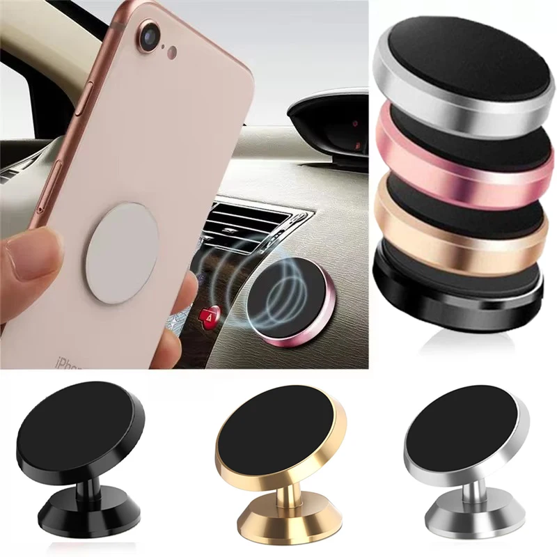 Support TéLéPhone Voiture MagnéTique Pour Smartphone, Fixation Mobile GPS Pour Iphone 17 15 13 12 Samsung