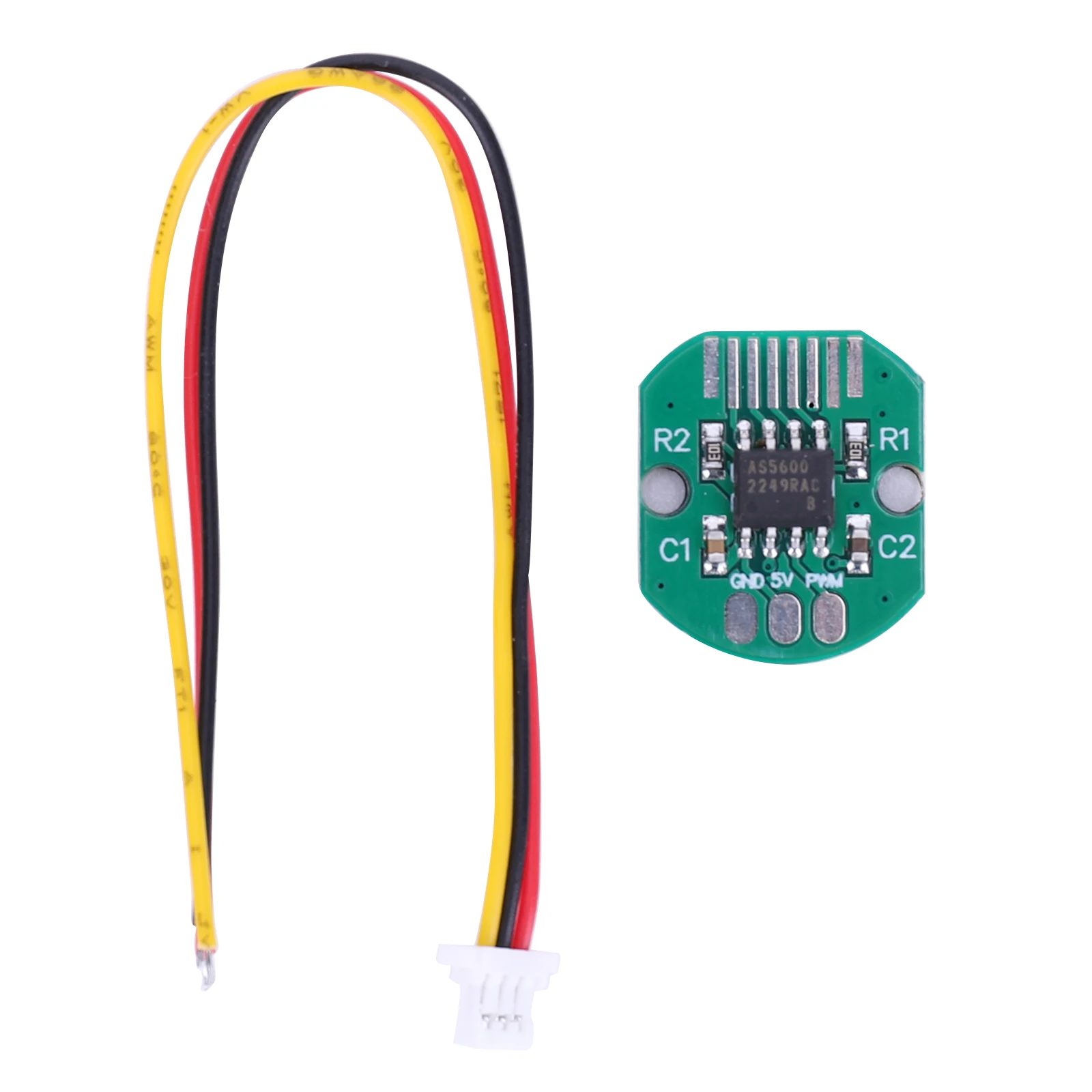 AS5600 Magnetic Induction Angle Measurement Sensor Module with 3-pin Wire Magnetic Rotary Encoder for Brushless Gimbal Motor