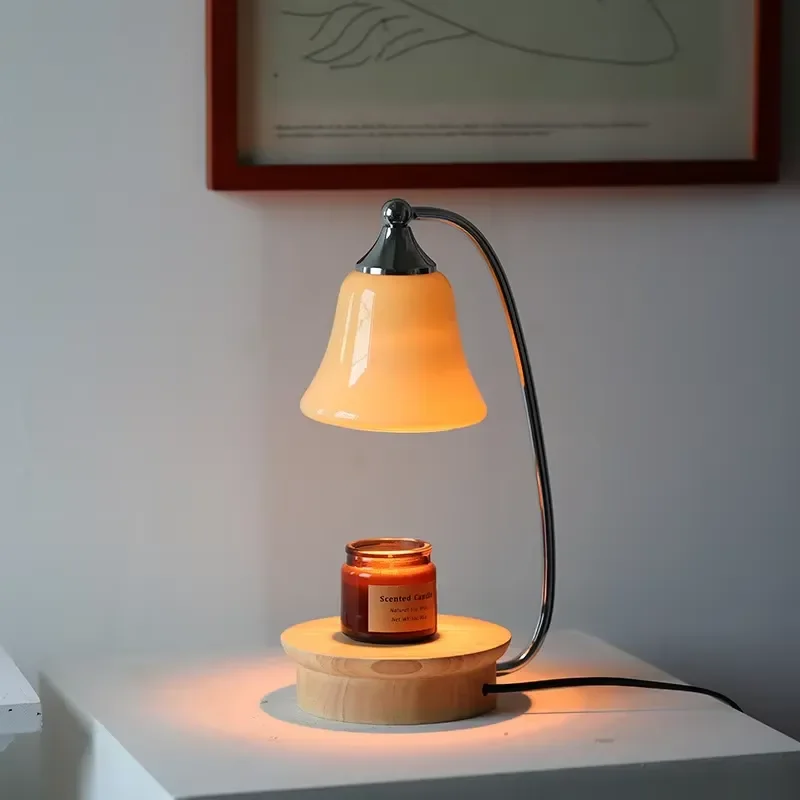 Electric Solid Wood Soybean Wax and Essential Oil Burner Aromatherapy Machine Aromatherapy Heater Suitable for Family Bedroom