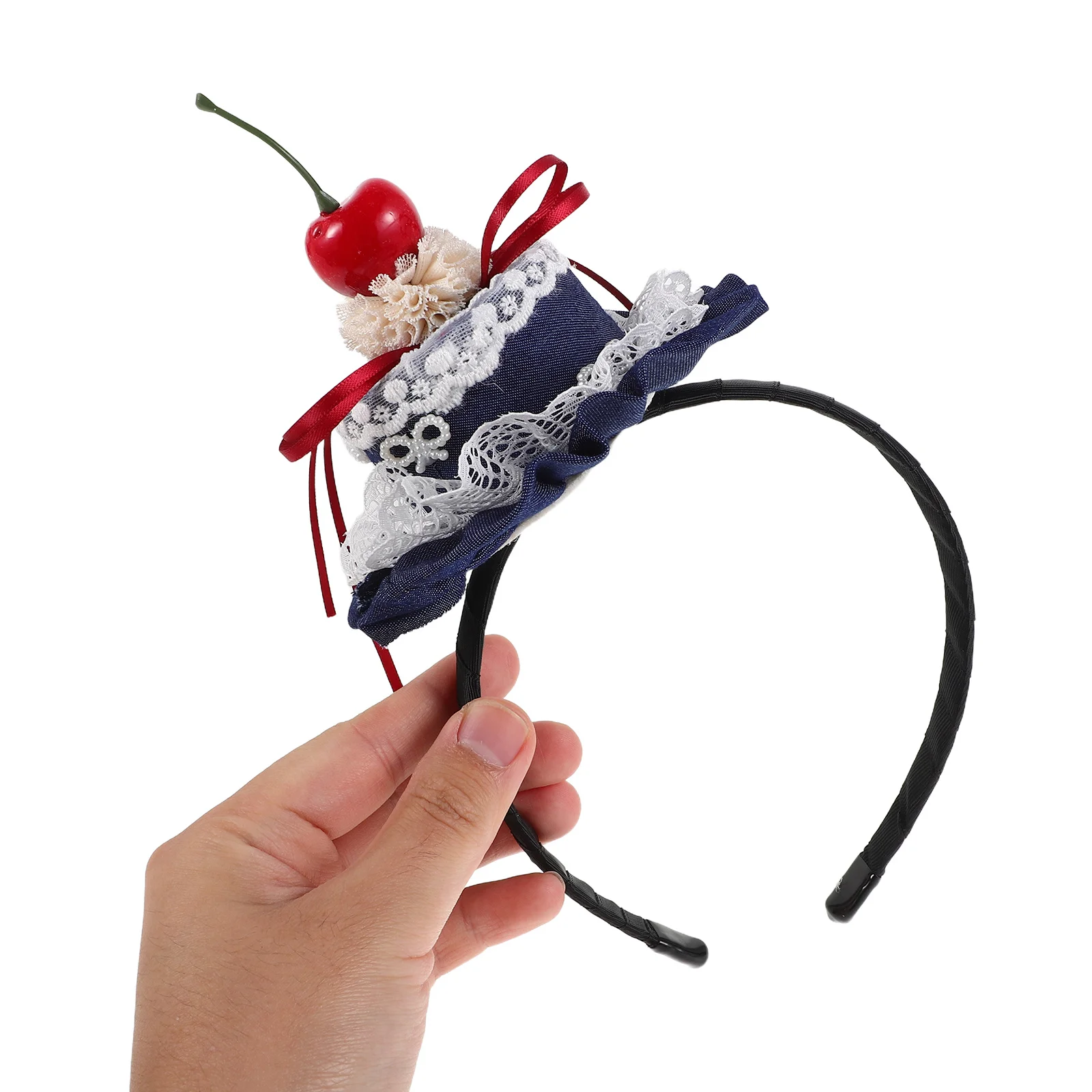 

Cute Birthday Headband for Girls Women - Cupcake Cake Hat Hair Accessory Festive Party Wear Photo Prop