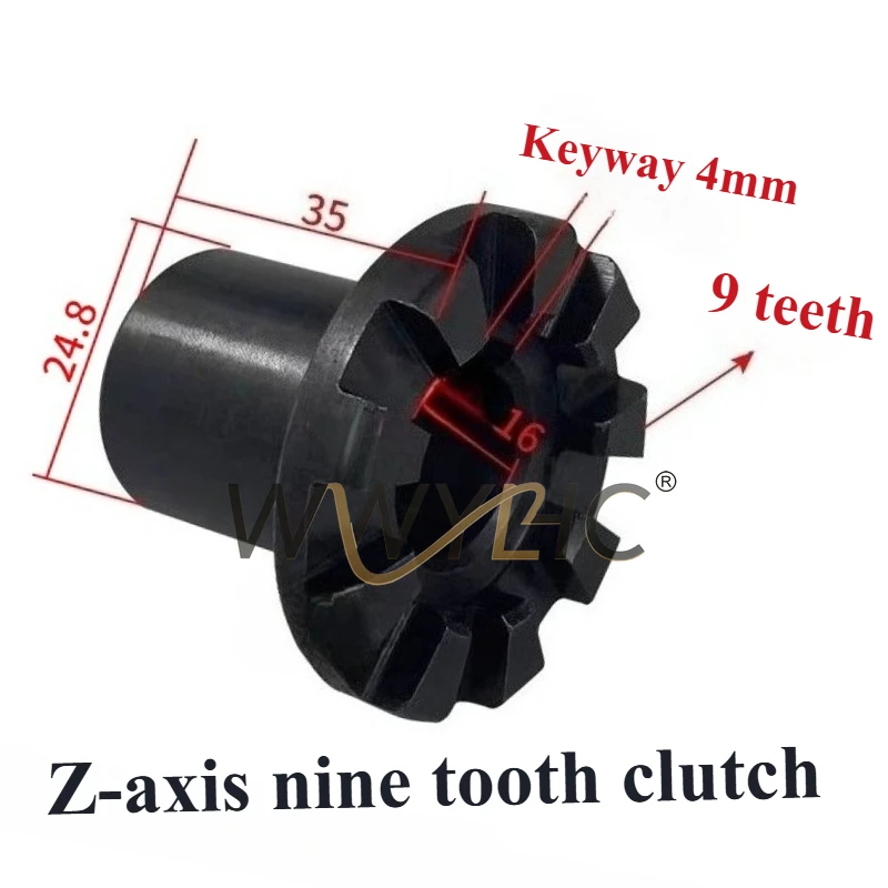 

Подходит для аксессуаров для револьверных фрезерных станков C85, ручка подъемного вала, соединительные зубья, ось Z, циферблат, ручка корпуса подшипника
