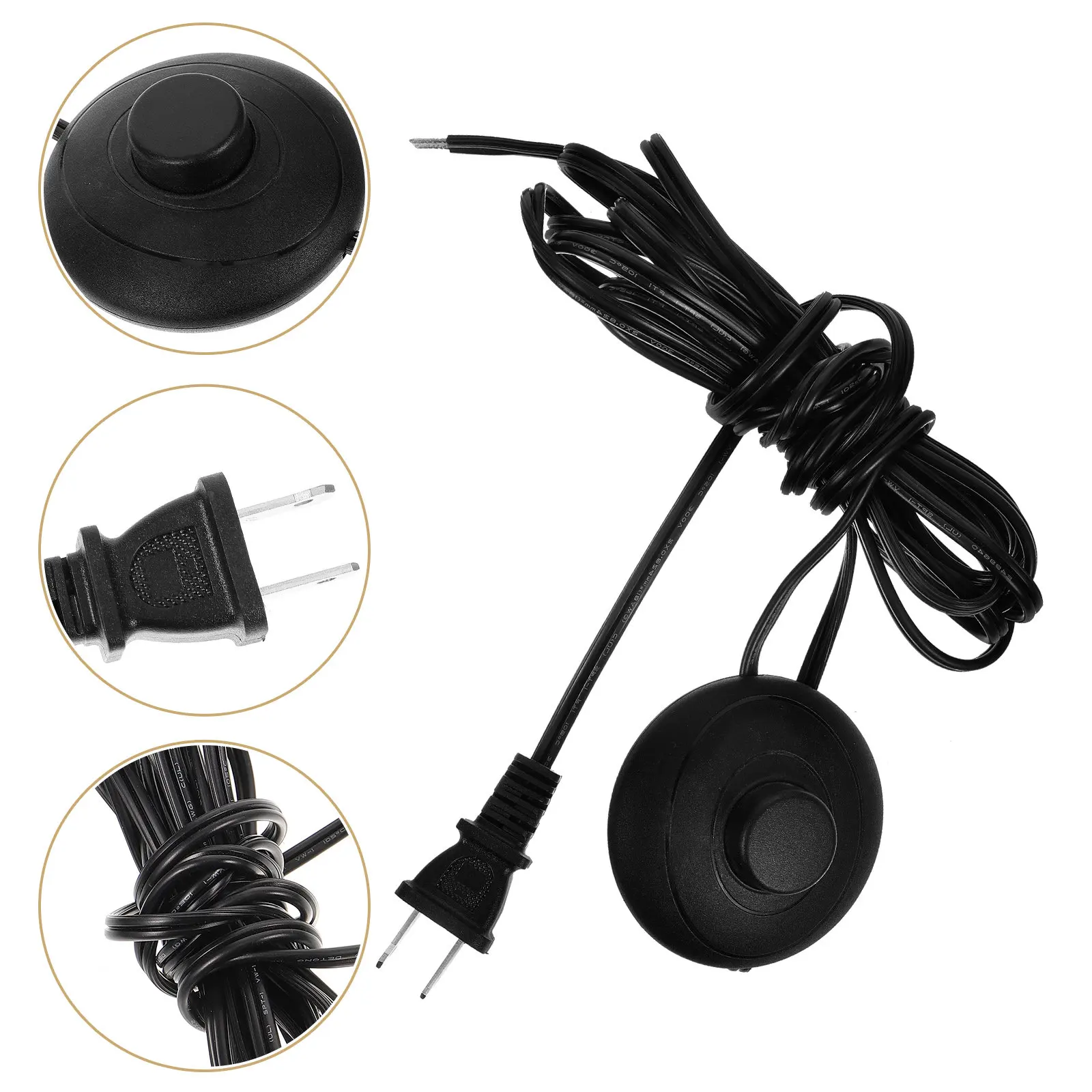 

Кабель питания с ножным выключателем для бытовых и офисных светильников, вентиляторов, ламп. Удобное управление ножной педалью. Регулируемая длина провода.