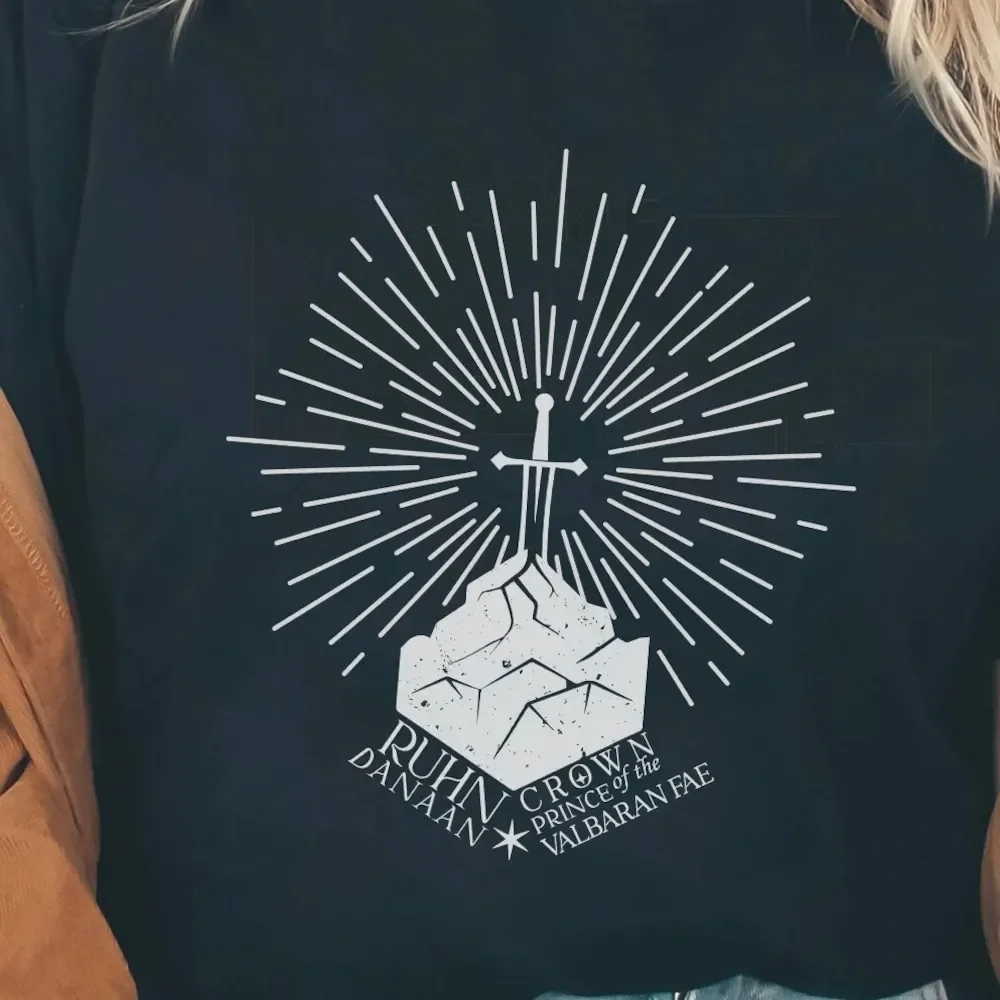 Ruhn Danaan Crown Prince Of The Valbaran Fae T Shirt Officially Licensed Sarah J Maas Crescent City Merch Light It Up Bookish