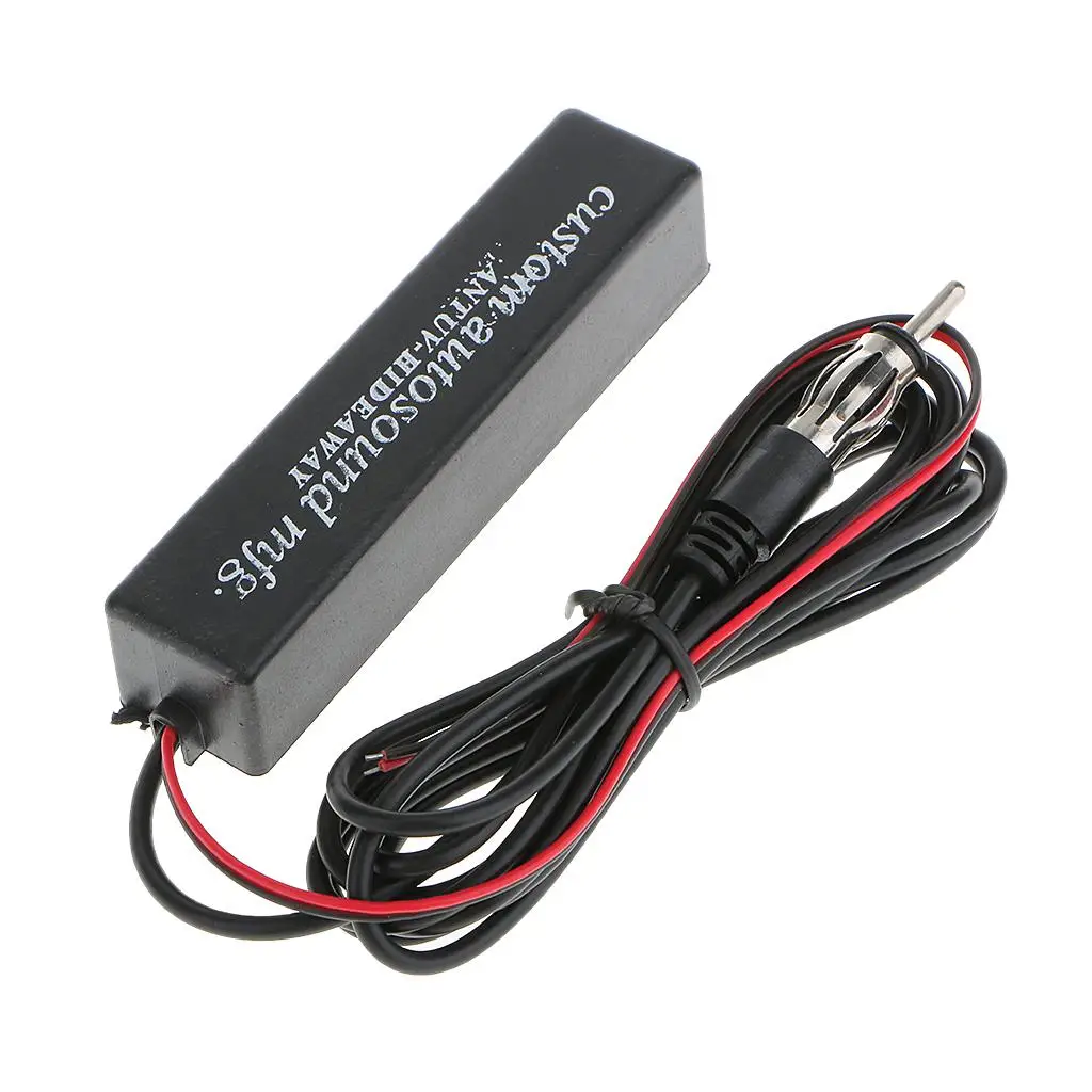 Universal Stereo Radio FM Amplified Antenna 12V for Car Auto Truck Vehicle