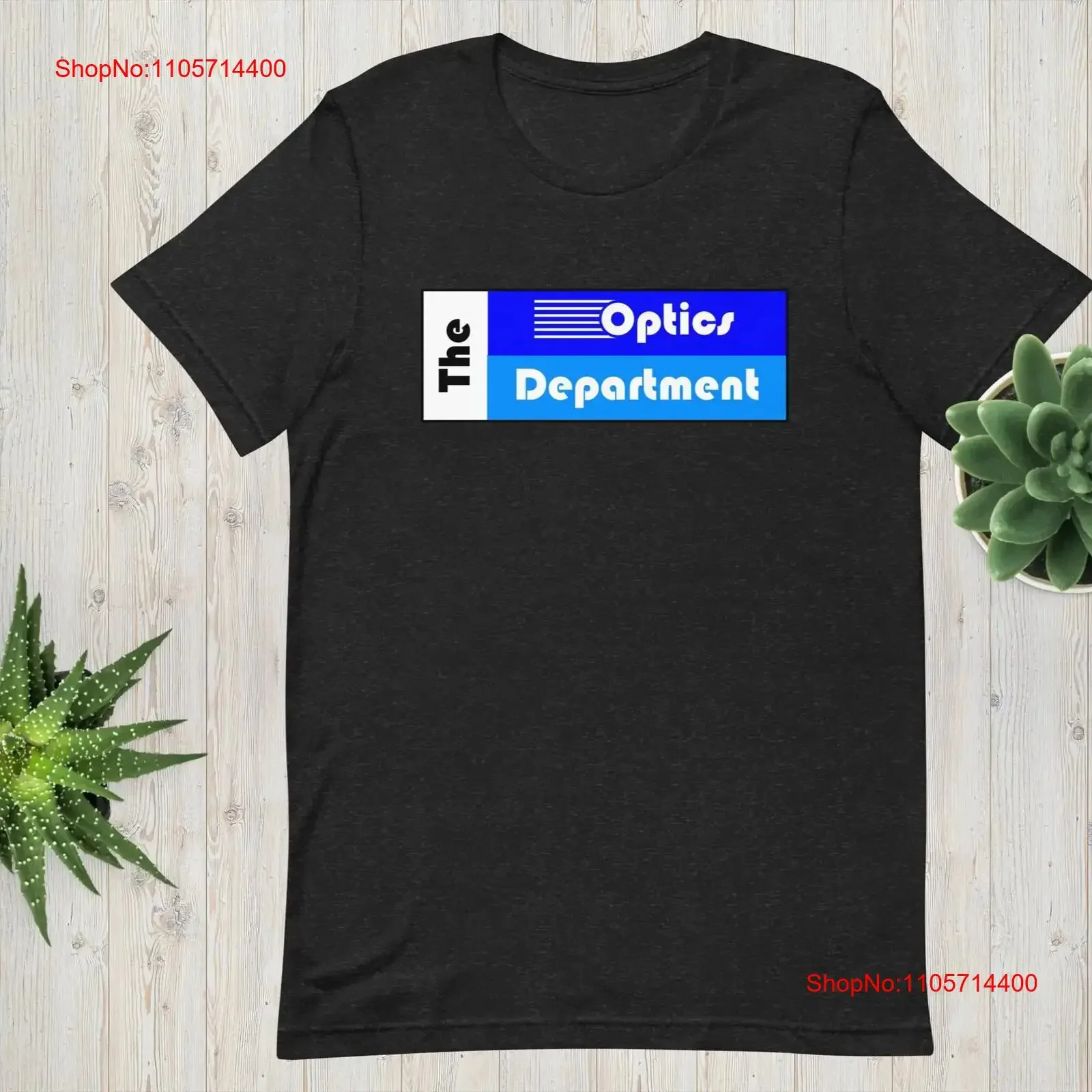 Optics Department T Shirt vintage Washed Versatile streetwear Top For Everyday Wear Breathable Soft designer clothes Casual