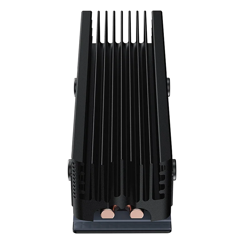 COOLLEO CL-V3 2280 M.2 SSD Heat Sink All Aluminum Double Pure Copper Heat Pipe Solid State Drive Cooler