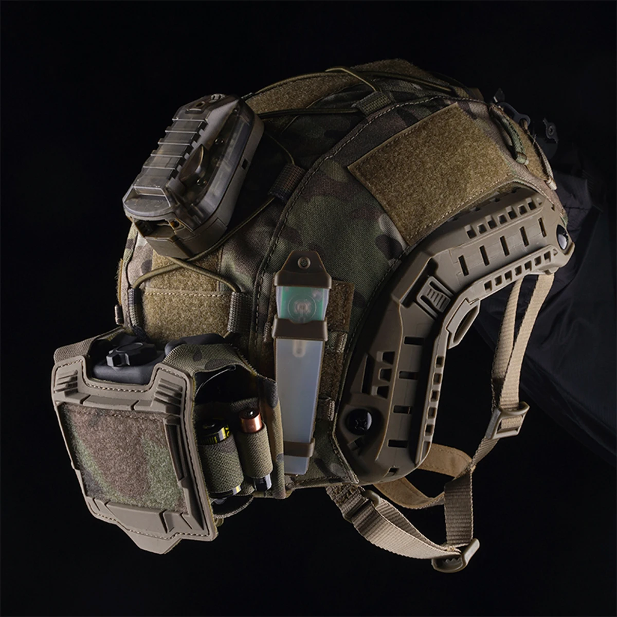 

Agilit Style Fast Helmet Задняя сумка Батарейные сумки Весовая сумка NVG Батарея ночного видения Подсумка Тактический OPS-CORE Чехол для шлема